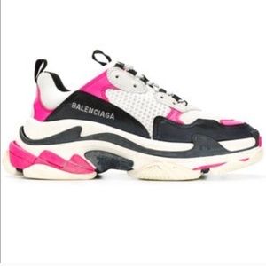 Balenciaga Triple S pink sneakers